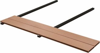 vidaXL Pavimento Da Deck 48 Pz Marrone Wpc Vidaxl