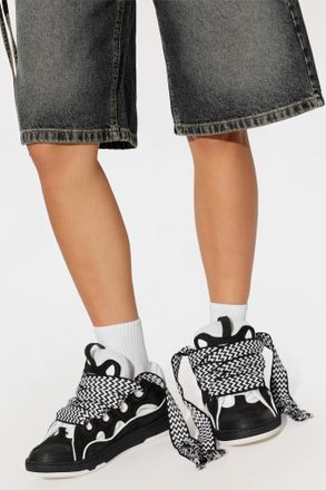 Lanvin Curb Sports Shoes, Womens, Black