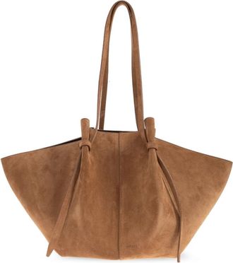 Yuzefi Mochi Large Shopper Tas - Dames - Shoppers - Bruin - ONE Size - Su&egrave;de - Tassen