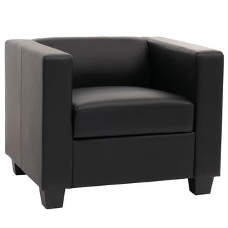 Hhg Hhg - Sill&oacute;n Lille, Cuero, Negro