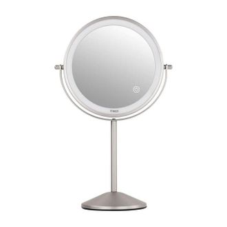 OEM Espejo Haepi Bella - Espejo De Pie De Doble Cara, Aumentador Y Luminoso, Recargable