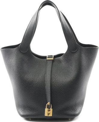 Herm&egrave;s 2020 pre-owned Picotin Lock PM shopper - Zwart