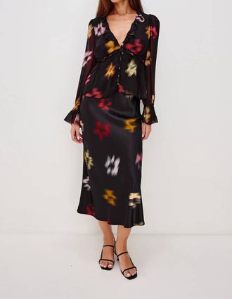 Rails Alixa Long Sleeve Top In Onyx