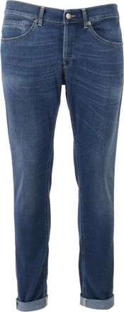 Dondup Blue George Cotton Casual Trousers