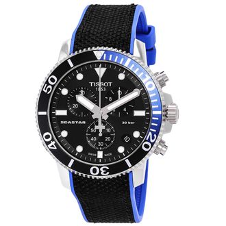 Tissot Seastar 1000 Chronograph Quartz Black Dial Mens Watch T120.417.17.051.03