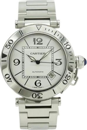 Cartier Pre-owned Vintage W31080M7 Polshorloge - Heren - Vintage Horloges - Wit - ONE Size - Vintage