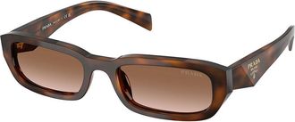 Prada PR B06S 20D90P Womens Sunglasses Tortoiseshell Size 53