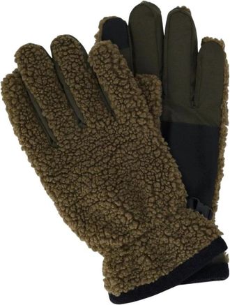 Barbour Field Fleece Handschoenen - unisex - Outdoor handschoenen - Groen - M - Katoen - Fitness