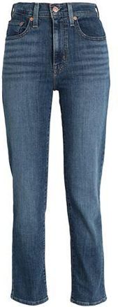Levi's 724 HIGH RISE STRAIGHT MED INDIGO - WORN IN