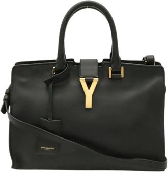 Saint Laurent Pre-owned Vintage Tote Bag - Dames - Vintage Shopper - Zwart - ONE Size - Vintage