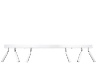 Sollux Lighting Design Deckenlampe Eyetech 6-Flammig, Weiss