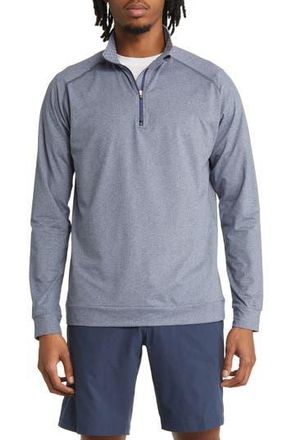 Swannies Graham Quarter Zip Golf Pullover in Navy Heather-Navy at Nordstrom Rack, Size Xxx-Large