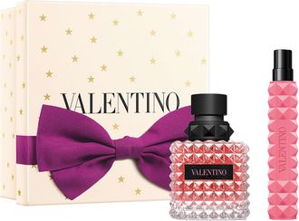Valentino Womens Born In Roma Donna Eau de Parfum Gift Set - 50ml & 10ml - One Size