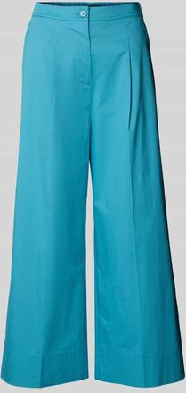 Luisa Cerano Luisa Cerano Wide Leg Hose mit Bundfalten in Tuerkis, Gr&ouml;&szlig;e 40