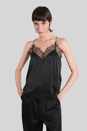 Iro Berwyn Topwear In Black Silk