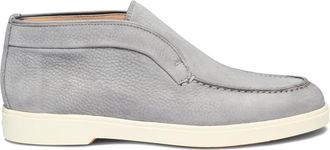 Santoni Desert Boot - Dames - Enkellaarsjes - Grijs - 35 EU - Leer - Schoenen