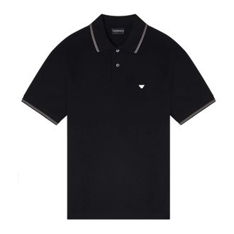 Emporio Armani Katoenen polo shirt - Heren - Polos - Zwart - 2XL - Katoen - Tops