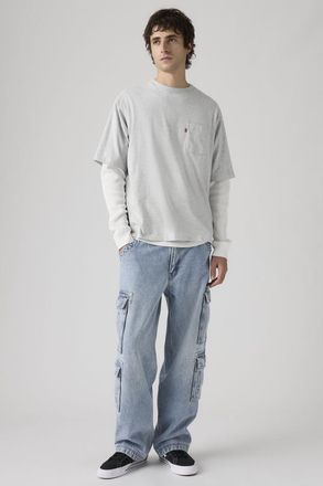 Levi's Vaqueros 578 Baggy Cargo - Hombre - 30X34 - Lavado claro / Joyful Clouds