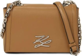 Karl Lagerfeld Borsa a tracolla K/Autograph piccola - Marrone