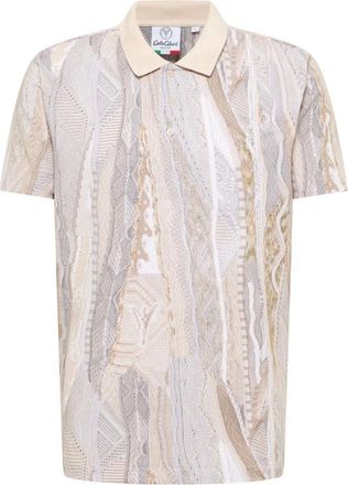 Carlo Colucci Heren, Tops, Beige, Maat: 3XL