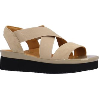 L'Amour Des Pieds Aizling Ankle Strap Sandal in Taupe at Nordstrom, Size 8.5