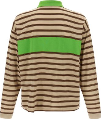 Versace Mens Multicolor Cotton Polo Shirt