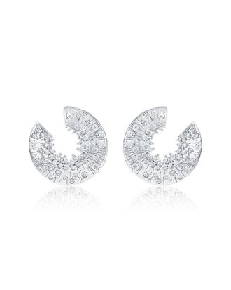Suzy Levian Suzy Levian Silver Cz Confetti Earrings