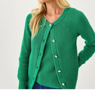 Lilly Pulitzer Bristow Cardigan In Kitts Green