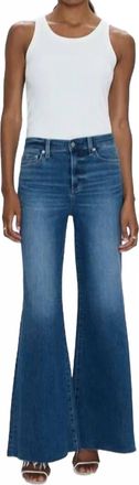 Pistola Denim Izzy Mid Rise Wide Leg Jeans In Study