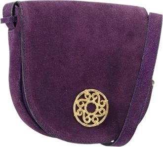 Celine Pre-owned Cross Body Bags, female, Purple, Size: ONE SIZE Pre-owned Vintage Cross Body Bag