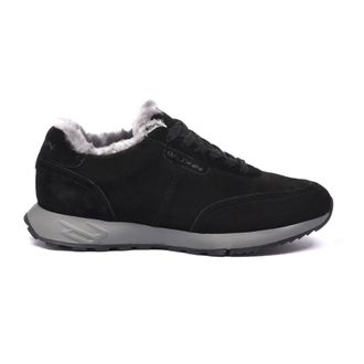 Baldinini Suede Leather Sneaker - Heren - Schoenen - Zwart - Maat: 44 EU Leer