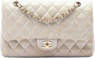 Chanel Pre-owned Classic Flap Bag - Dames - Vintage Schoudertas - Geel - ONE Size - Leer - Vintage