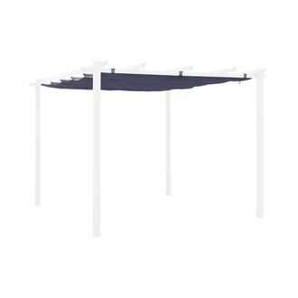 Sweeek Toldo de techo de p&eacute;rgola 3x3m, gris