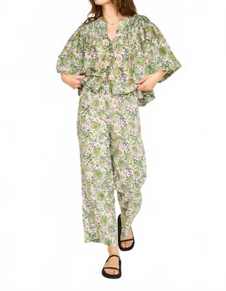 Mirth Baden Straight Leg Pant In Lavender Bloom