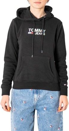 Tommy Hilfiger Jeans Dames Sweatshirt In Zwart