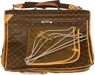 Louis Vuitton Pre-owned Canvas Reistas - Dames - Vintage Weekendtas - Bruin - ONE Size - Leer - Vintage