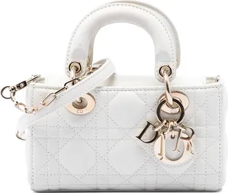 Dior Pre-owned Dior Micro Lambskin Cannage Lady D Joy Satchel Ladies S8YJDU1BAKLS4BKD