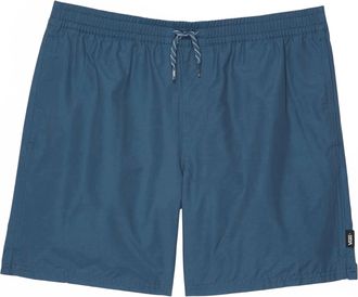 Vans Mens Primary Solid Elastic Boardshorts In Copenhagen Blue