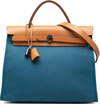 Herm&egrave;s Pre-owned Hermes Toile Herbag Zip 31 Ladies D43QK382GZY1PA5T