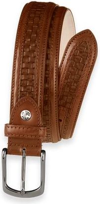 Paul Fredrick Everett Belt in Mahogany at Nordstrom, Size 42