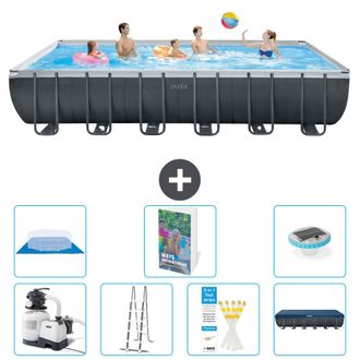 Intex Piscina Ultra Xtr Rectangular - 732x366x132 Cm - 8-piezas S596