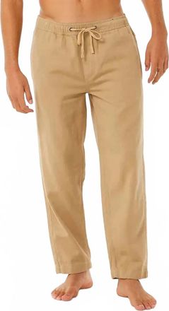 Rip Curl Mens Classic Surf Beach Pants In Khaki