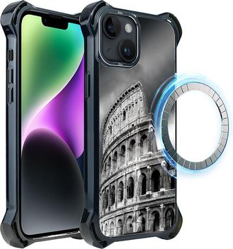 OEM Funda Ibizu Dropguard Ultra Para Iphone 14 Con Magsafe, Noir City, Coliseo