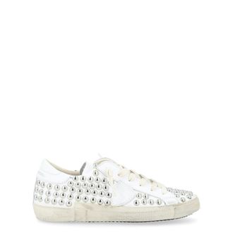 Philippe Model Sneakers, female, White, Size: 11 US Low Woman Sneakers Silver