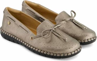 Andrea Womens Soft Padded Flats In Antimony