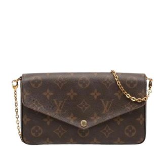 Louis Vuitton Pre-owned Cross Body Bags, female, Brown, Size: ONE SIZE Pre-owned Fabric Crossbody Bag