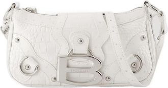 Balenciaga Kleine Schoudertas - Wit Nylon - Dames - Schoudertassen - Wit - ONE Size - Nylon - Tassen