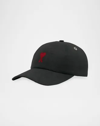 Ami Men & apos;s Ami De Coeur Embroidery Baseball Cap