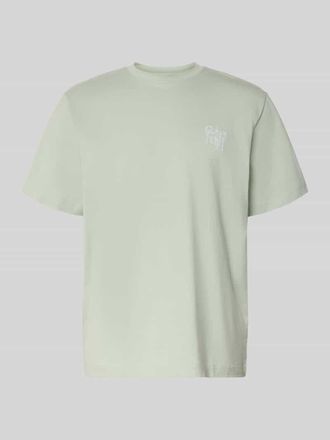 Selected Regular Fit T-Shirt aus reiner Baumwolle Modell HASPEN in Bleu, Gr&ouml;&szlig;e XXL