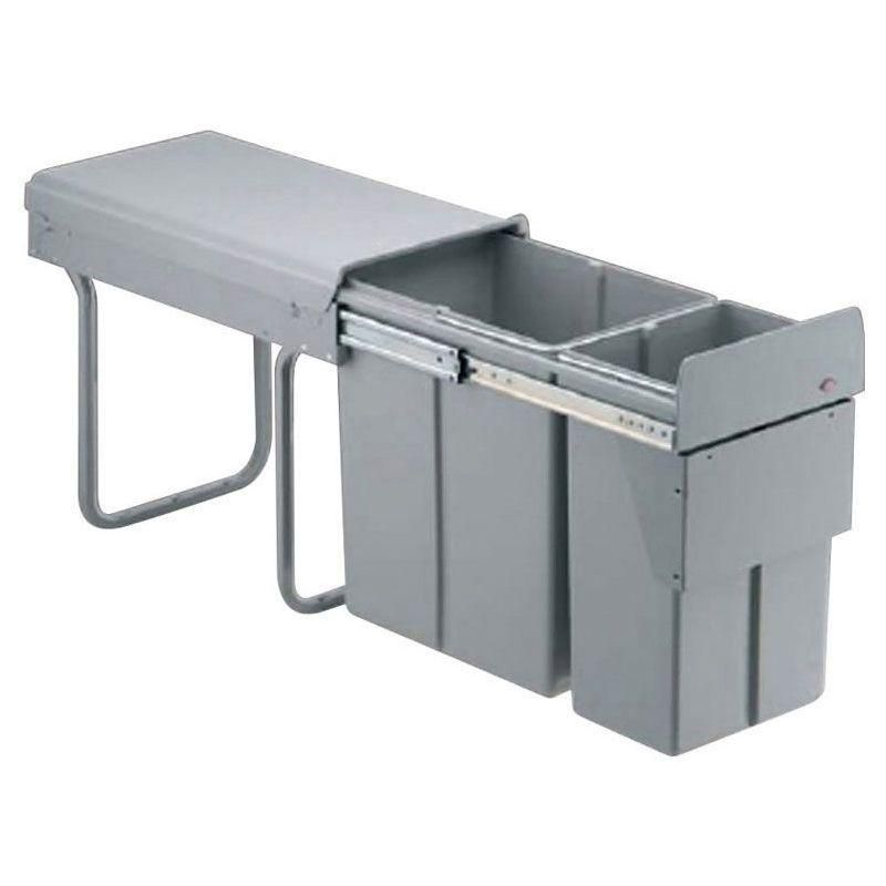 WESCO® Big Baseboy 30, Poubelle ronde à pédale 30 L, blanc